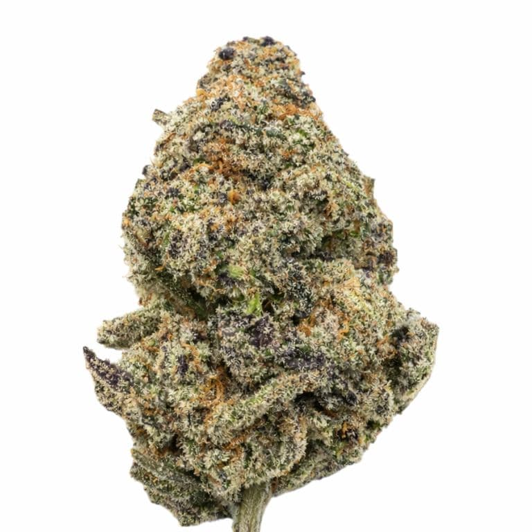 Maui 10% indica / 90% sativa flower with visible trichomes